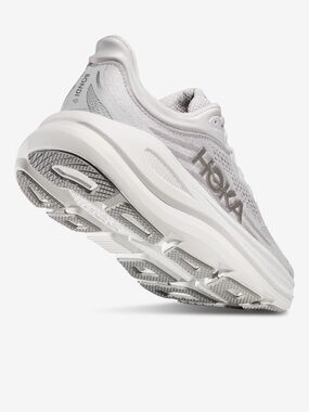Hoka Bondi 9 Stardust/Silver Women's Running Shoe size 9.5B gently used